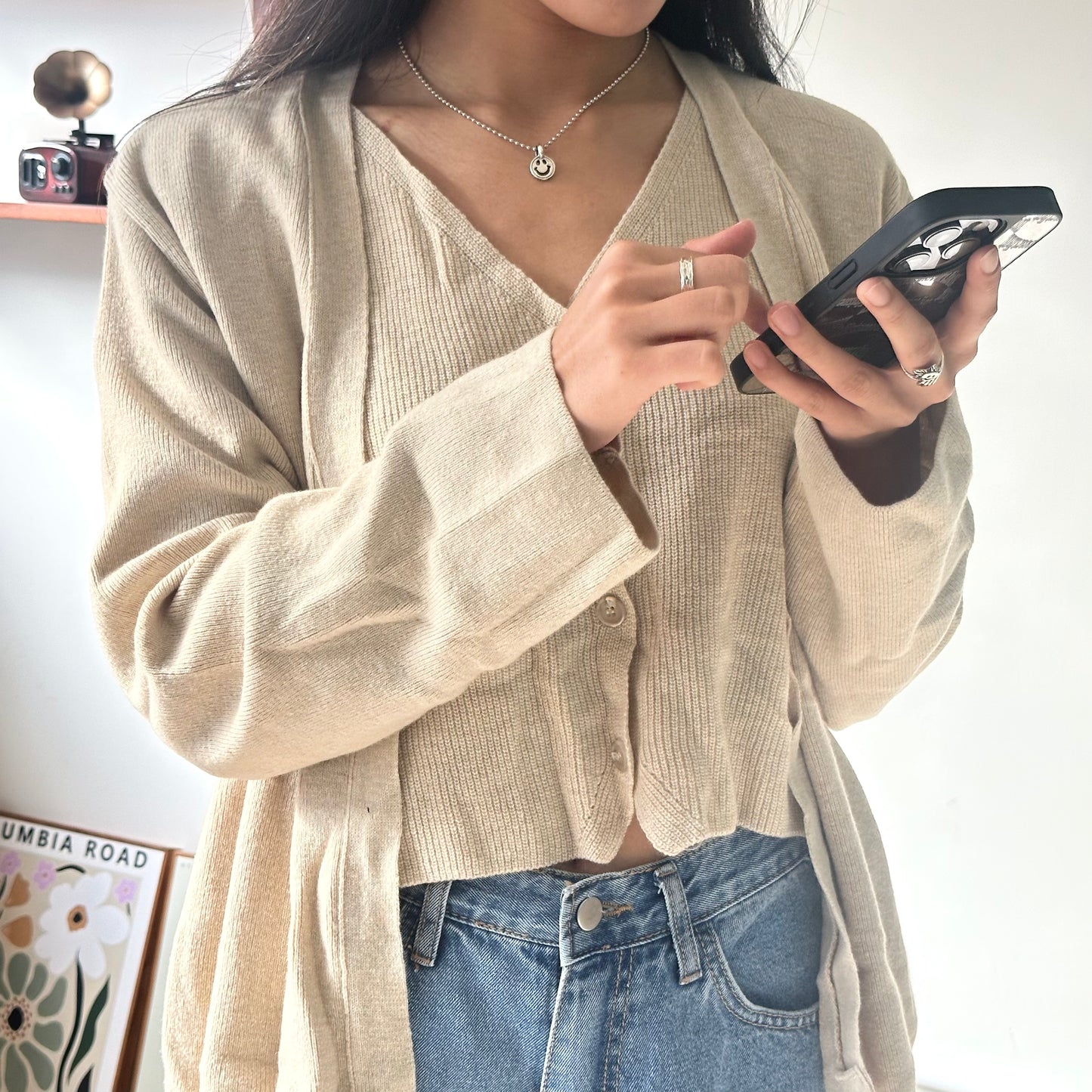 假兩件超軟熟開鈕上衣 3色入