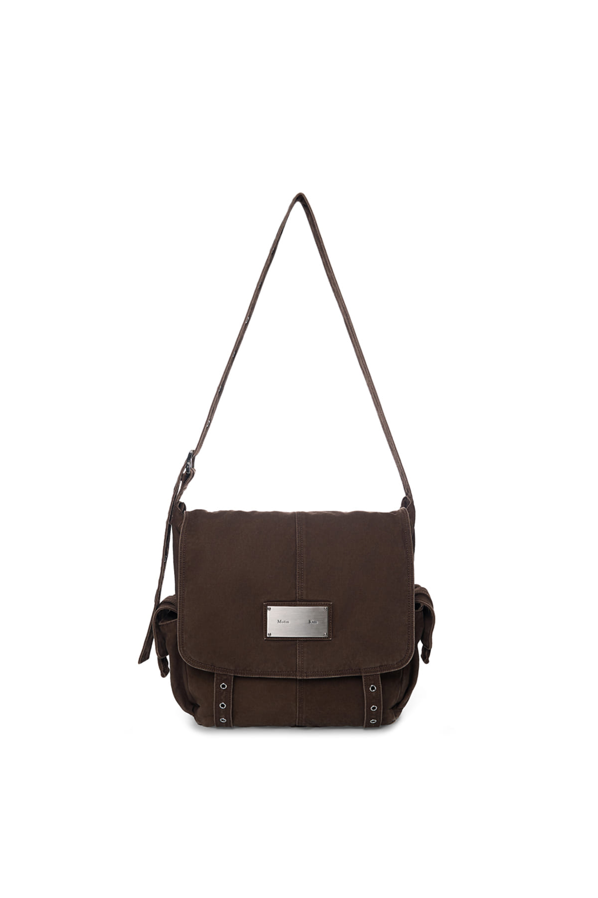 韓國選物🇰🇷Matin Kim Vintage Cotton Messenger Bag 復古斜孭帆布袋￼［工業隨性風必備！］