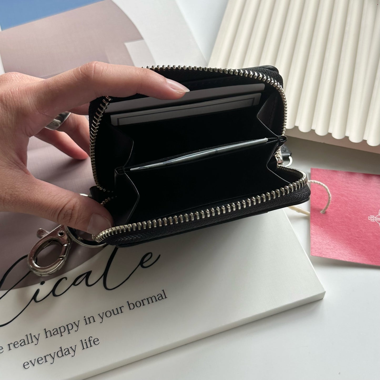 Vivienne Westwood RED LABEL 最新霧面壓紋 Coin Purse with Keychain [日本限定]