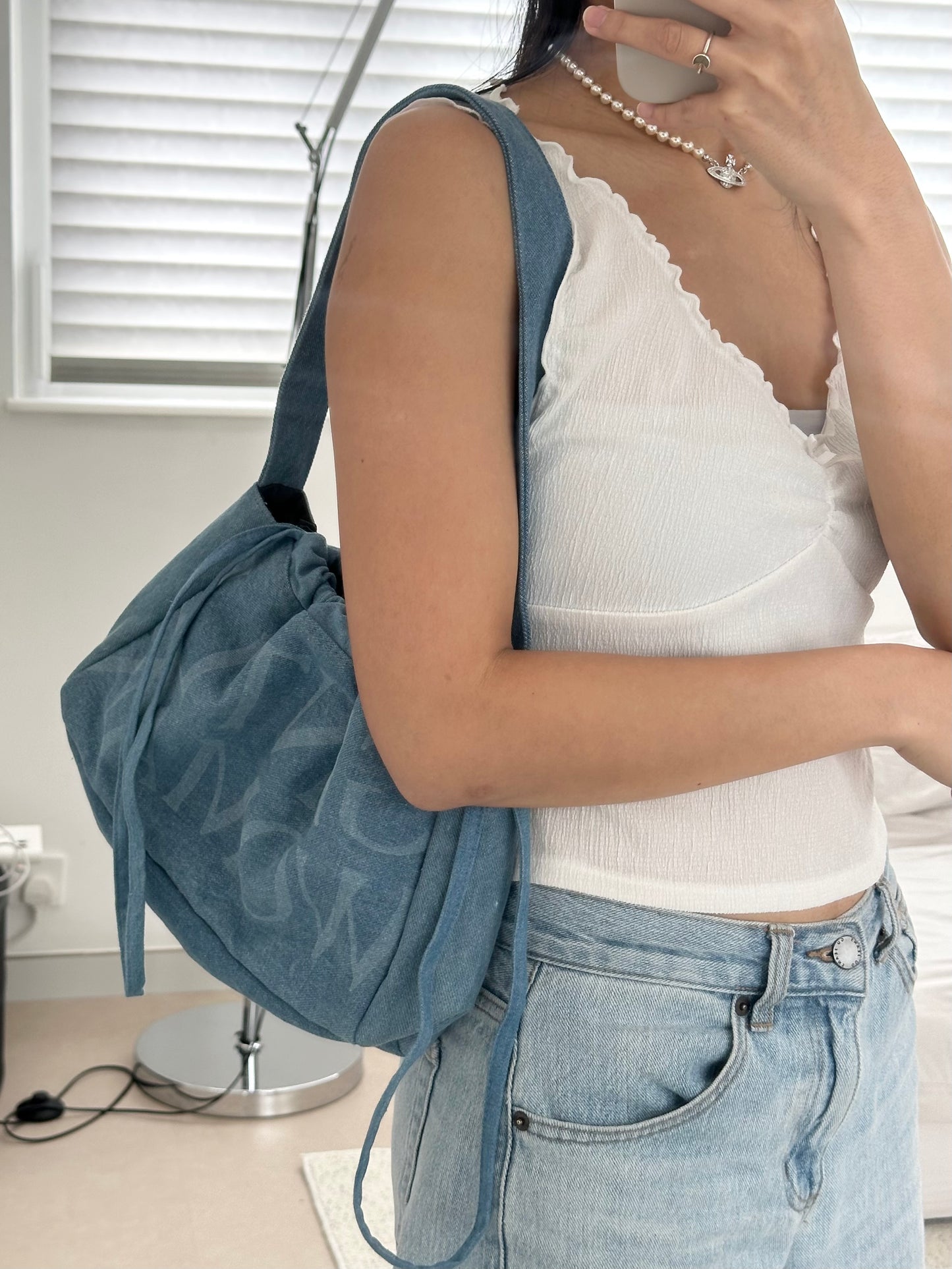 Gentlewoman Denim Dumpling Bag 經典牛仔款