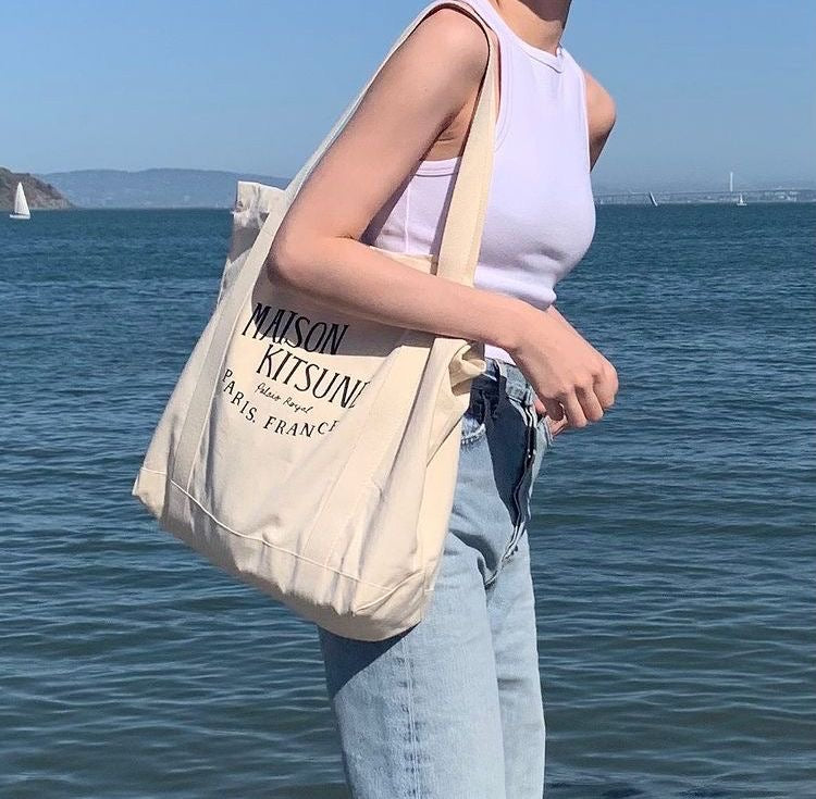 Maison Kitsuné Paris Tote Bag