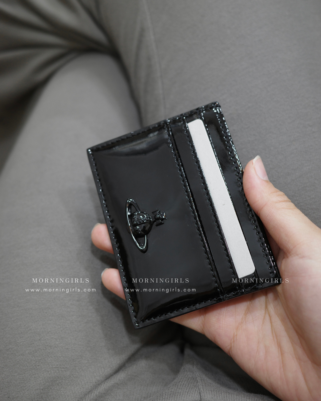 Vivienne Westwood Cardholder 漆皮黑 [NEW ITEM!]