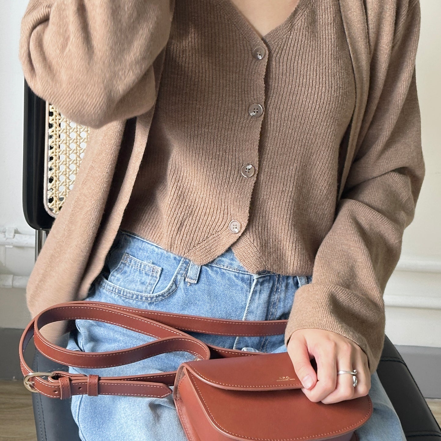 假兩件超軟熟開鈕上衣 3色入