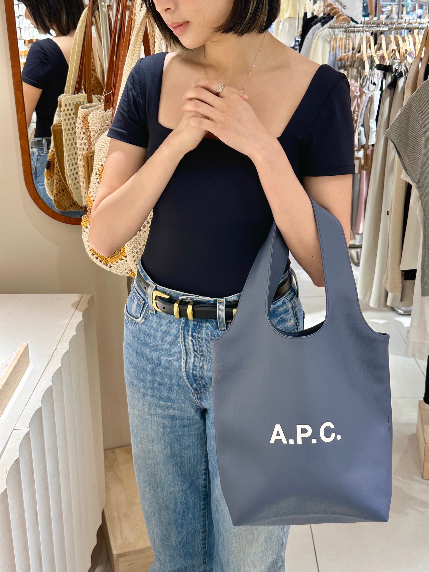 A.P.C. Ninon Tote Bag [SMALL] [可放A4尺寸!]