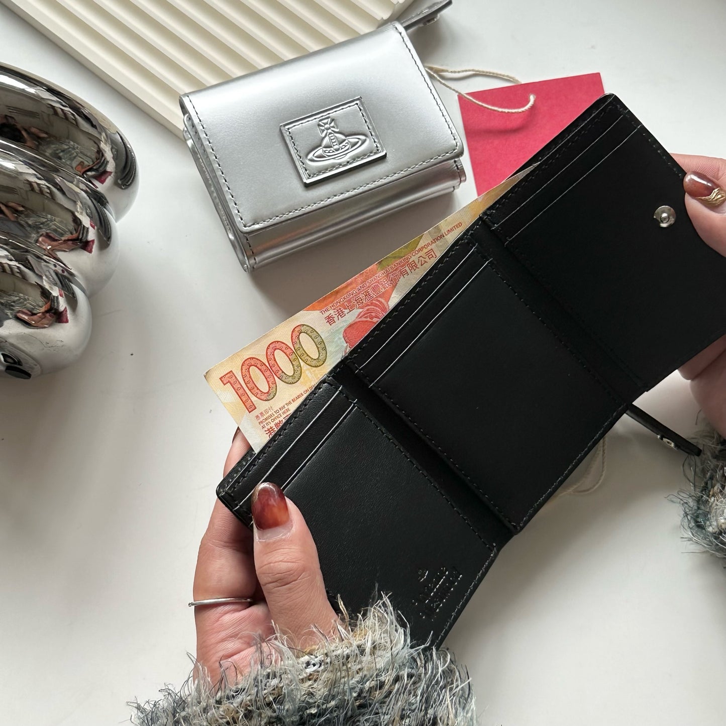 Vivienne Westwood RED LABEL 霧面壓紋小銀包 [日本限定已停產兼絕版!]