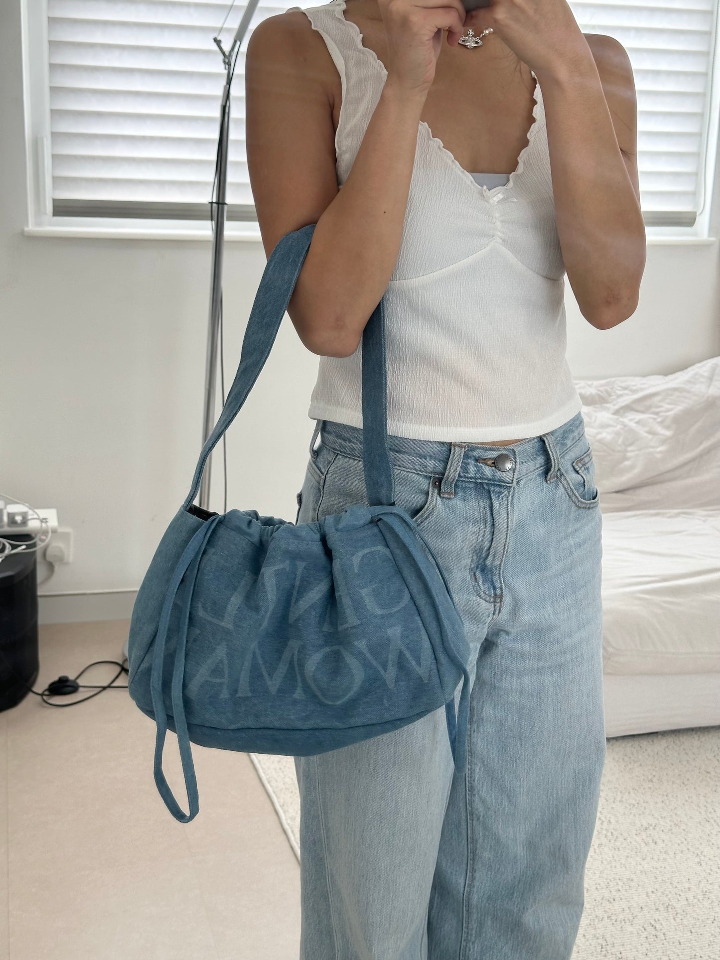 Gentlewoman Denim Dumpling Bag 經典牛仔款