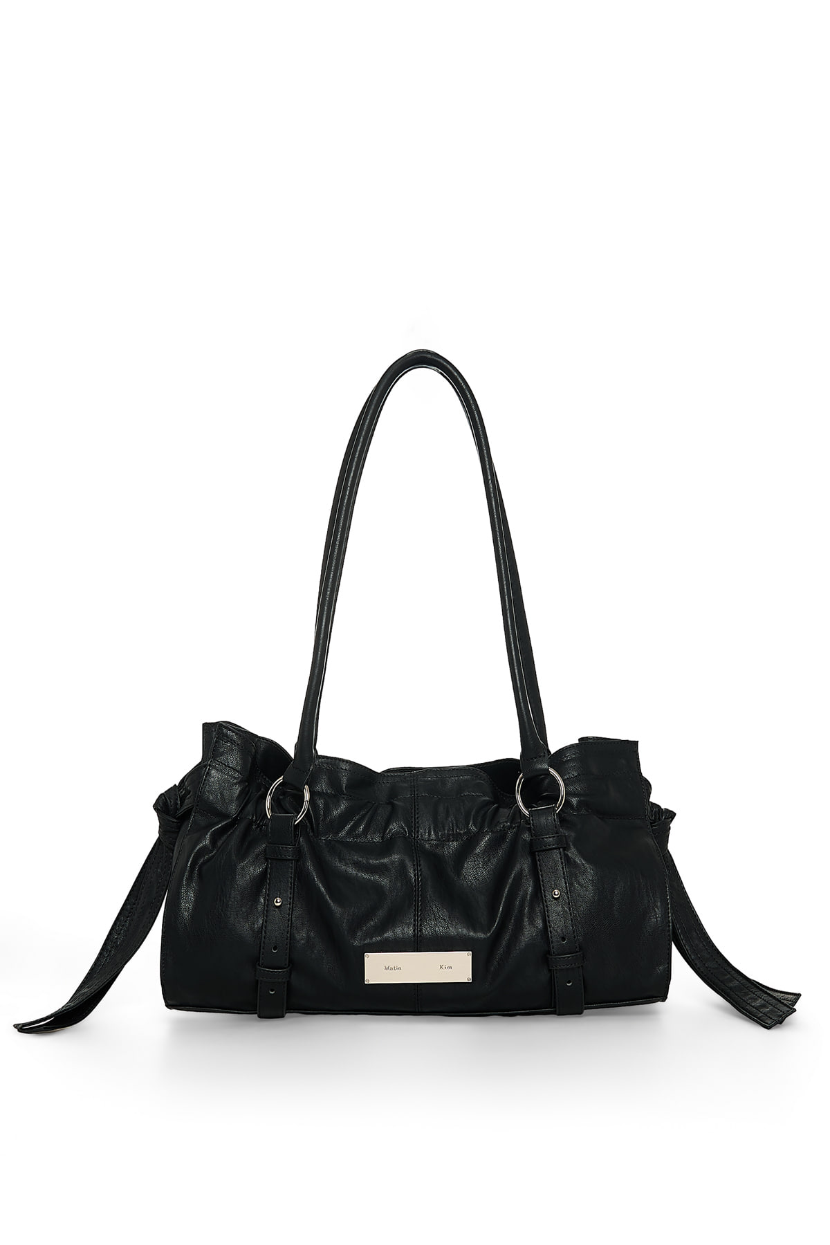 Matin Kim Shirring Tie Buckle Shoulder Bag 最新韓國選物🇰🇷雲朵皮帶扣腋下袋［超熱賣! 極簡Boyish風］