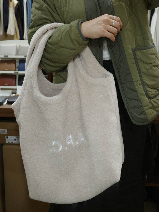 A.P.C. Ninon Tote Bag FLUFFY FUR［FW24最新秋冬毛毛袋!］