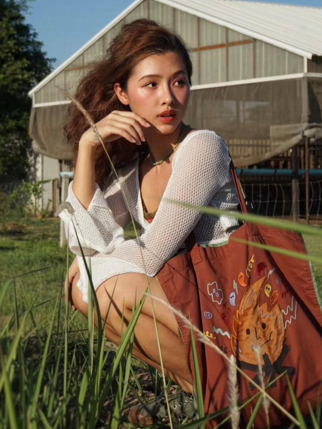 Hamblepie 泰國自家品牌 - Double Side Fire & Rain Tote Bag［可前後兩用!]