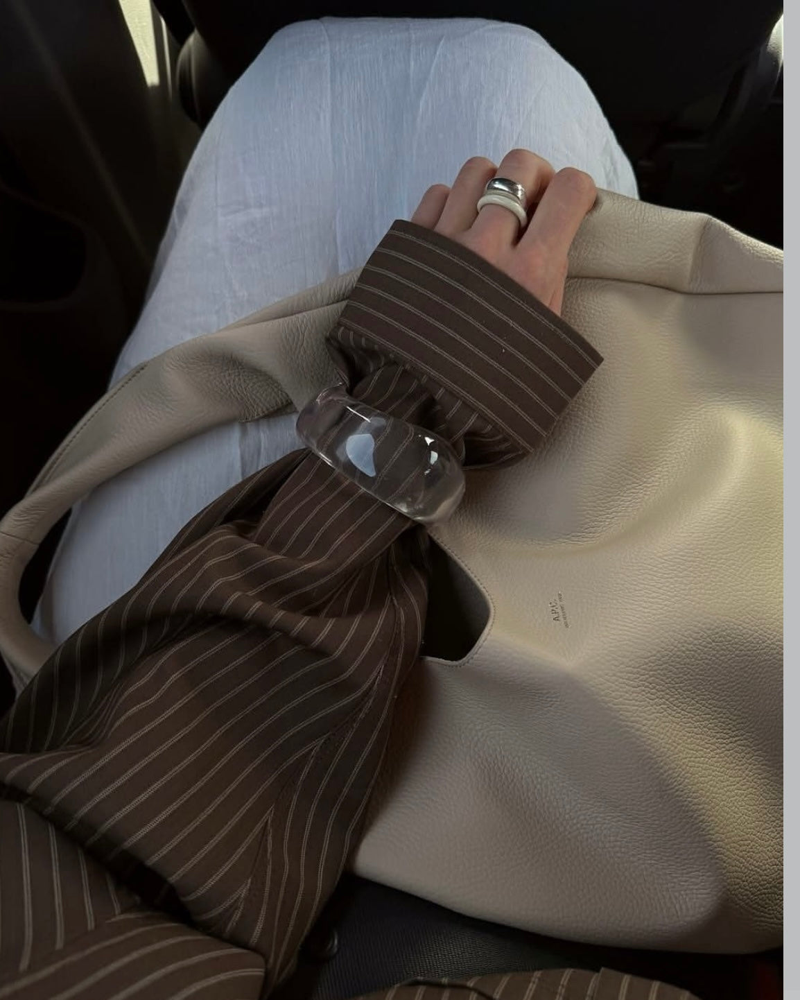 A.P.C. Le Neige Tote Bag 100%真牛皮［多色限時現貨優惠中! 極難補貨!］