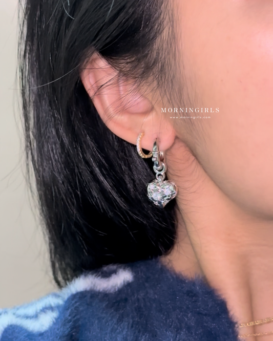 Vivienne Westwood Lee Earrings 超美閃石立體心心耳環 極推薦! [限量新品優惠中 星期日完!]
