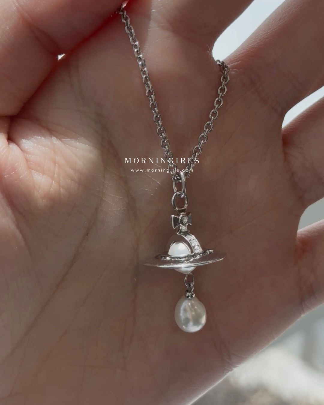 Vivienne Westwood Aleksa Necklace 巴洛克水滴珍珠 [Arin同款]
