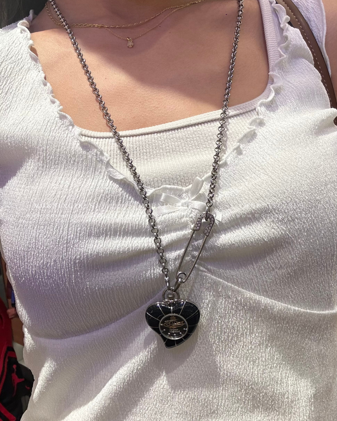 Vivienne Westwood Heart Pendant Watch Necklace [2025最新限定款 隨時斷貨!]