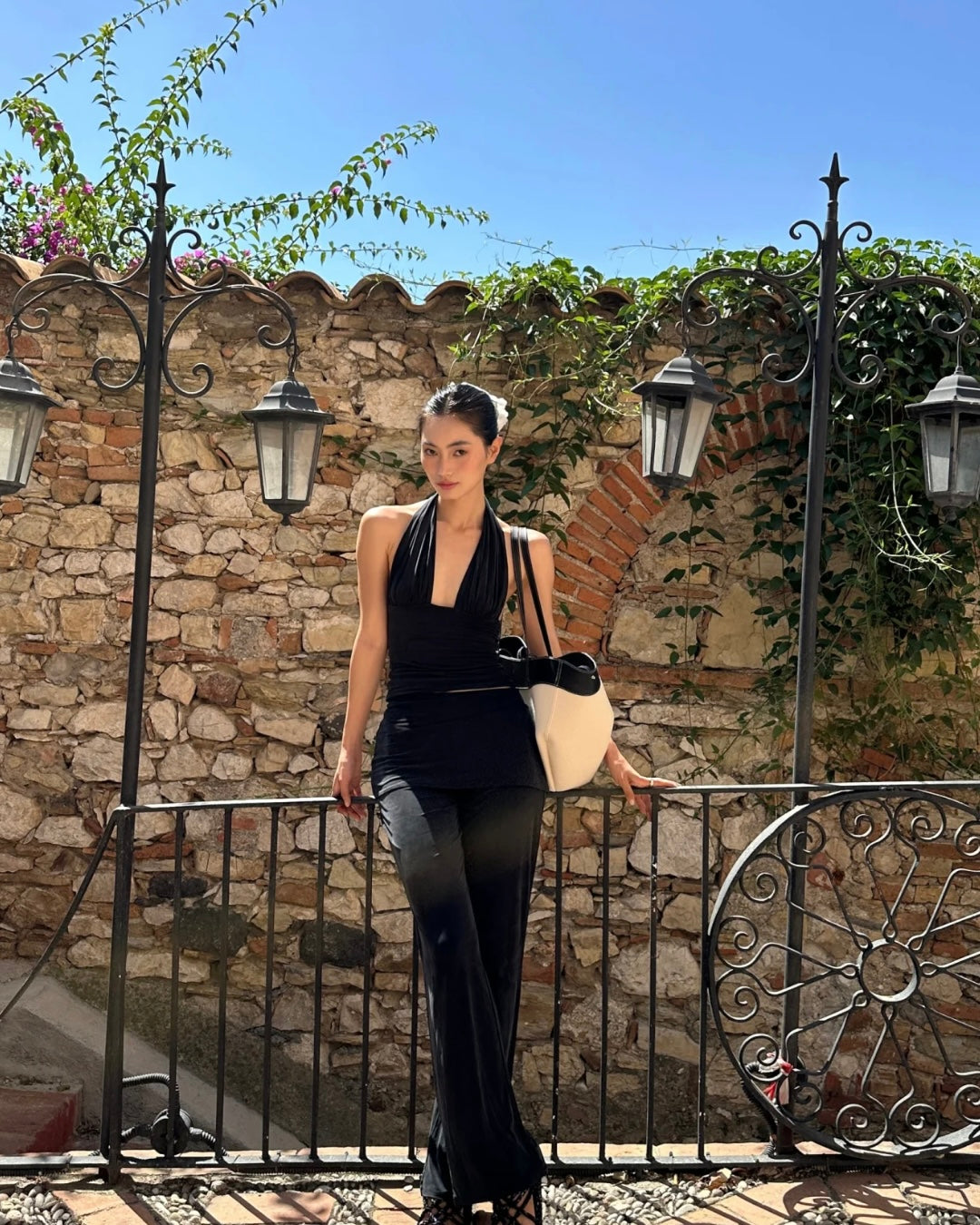 POLENE Cognac Canvas [最新皮革帆布拼色系列！夏日高級感]