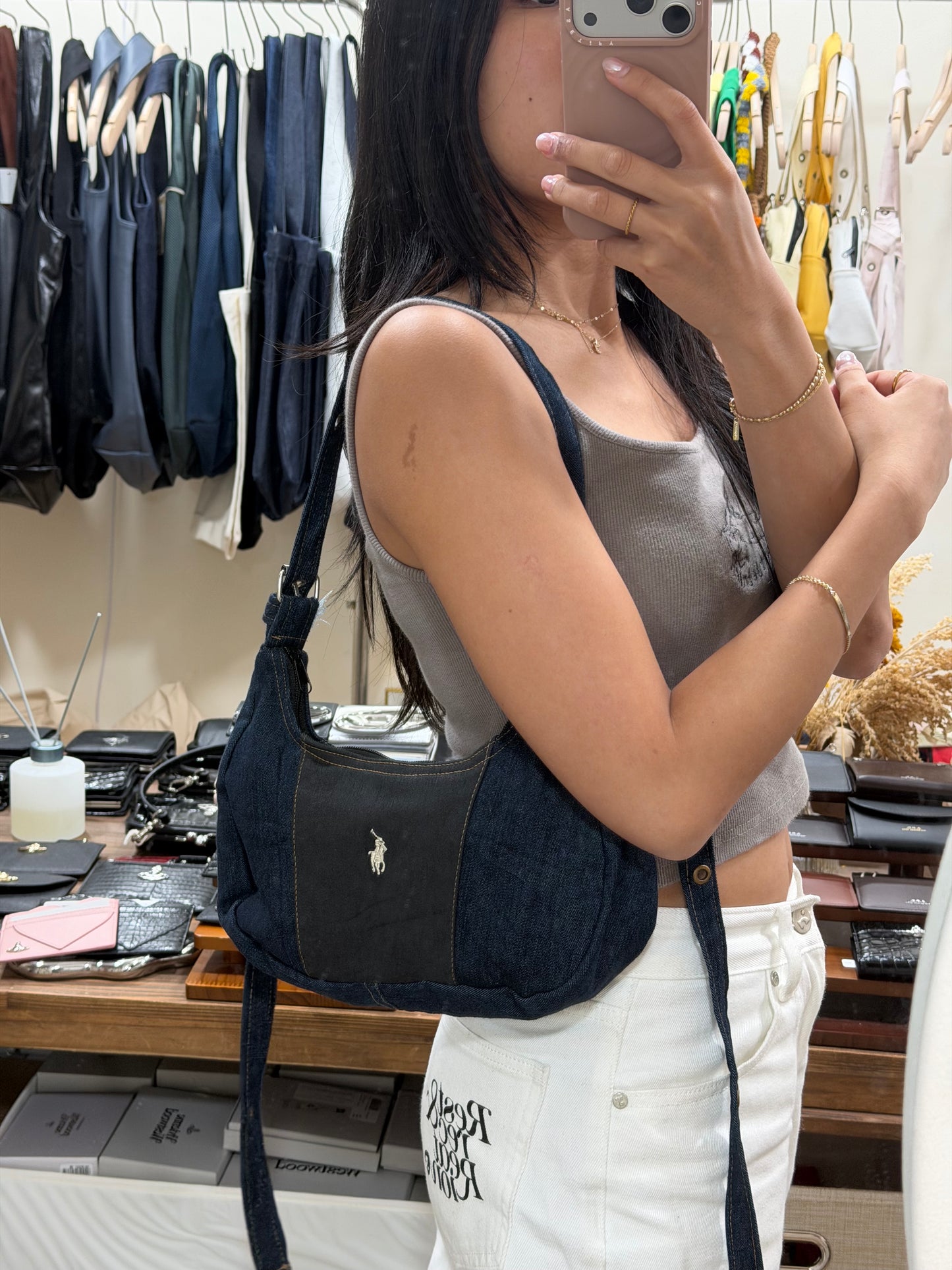 Thailand Remade Vintage Shoulder Bag [Polo款$199🌴獨一無二每款只有1個]