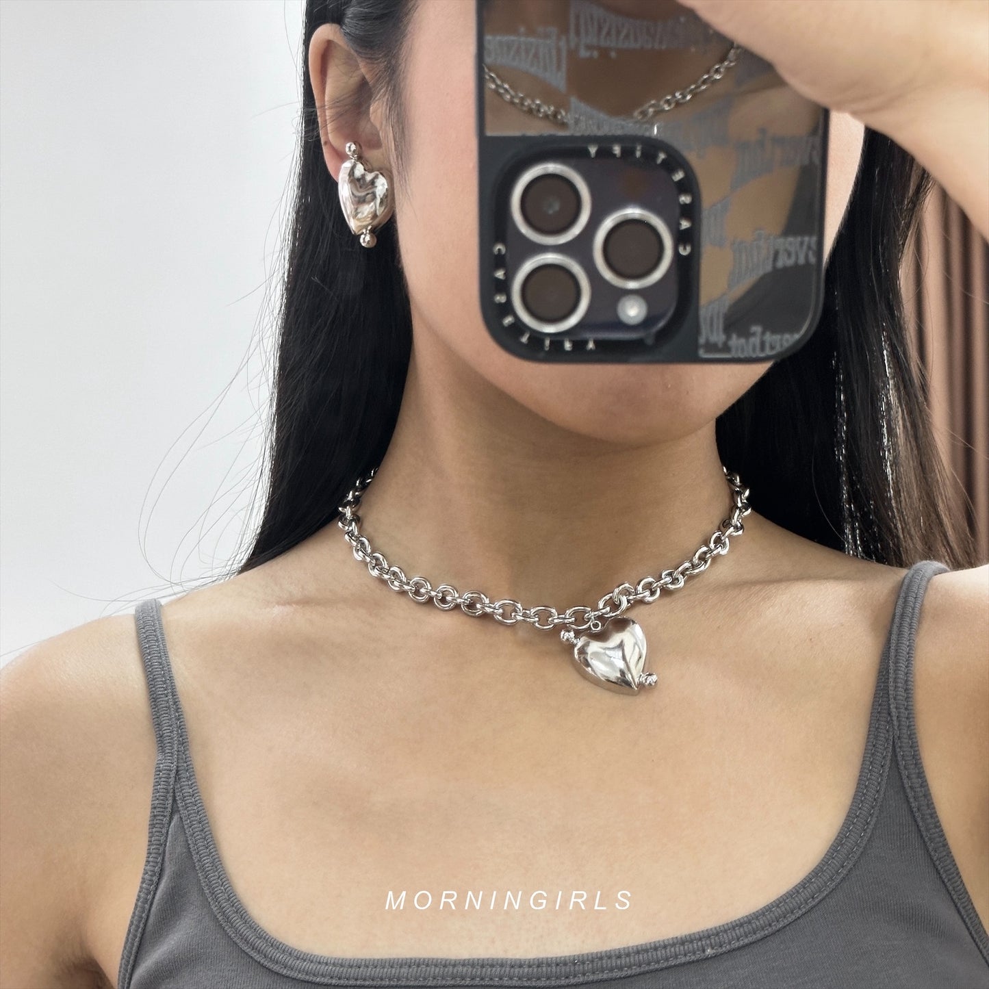 Justine Clenquet 法國飾物 - Silver Sasha Earrings［ON SALE!］