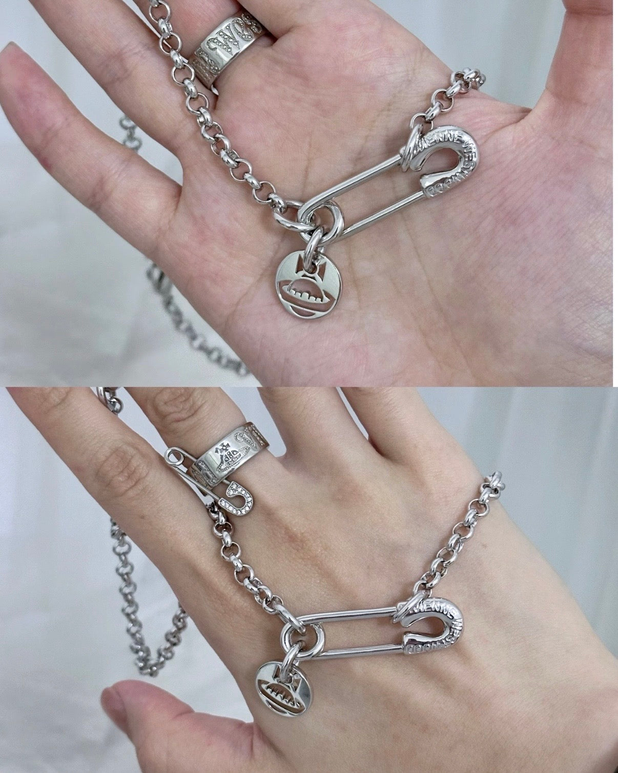 Vivienne Westwood Imogene Necklace 扣針頸鏈 ［BIGBANG大聲同款 男友最佳禮物］