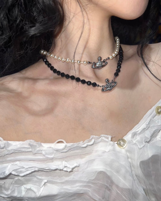 Vivienne Westwood Messaline Choker 黑瑙瑪