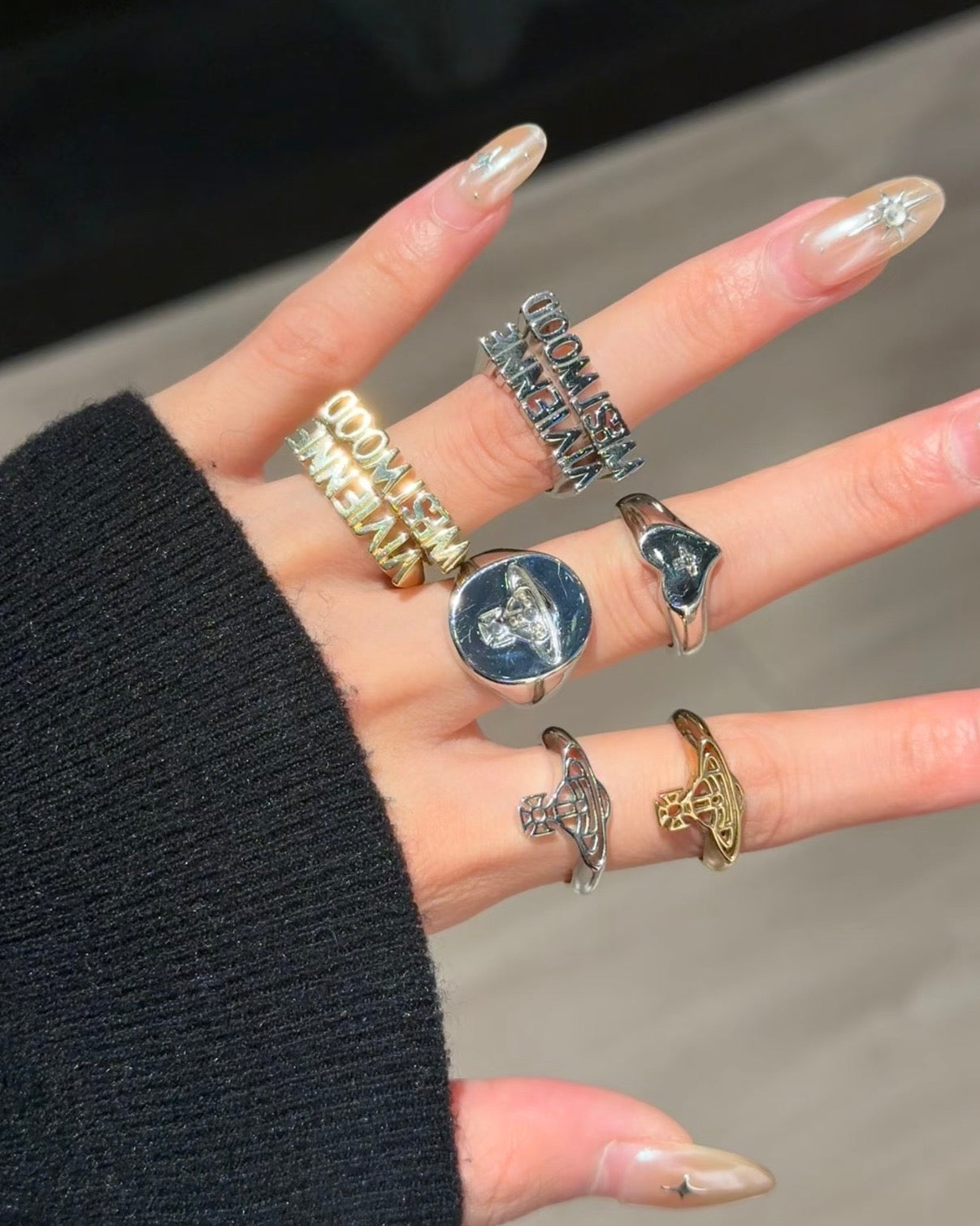 Vivienne Westwood Essex Rings Set [925純銀性價比超高可以分開帶]