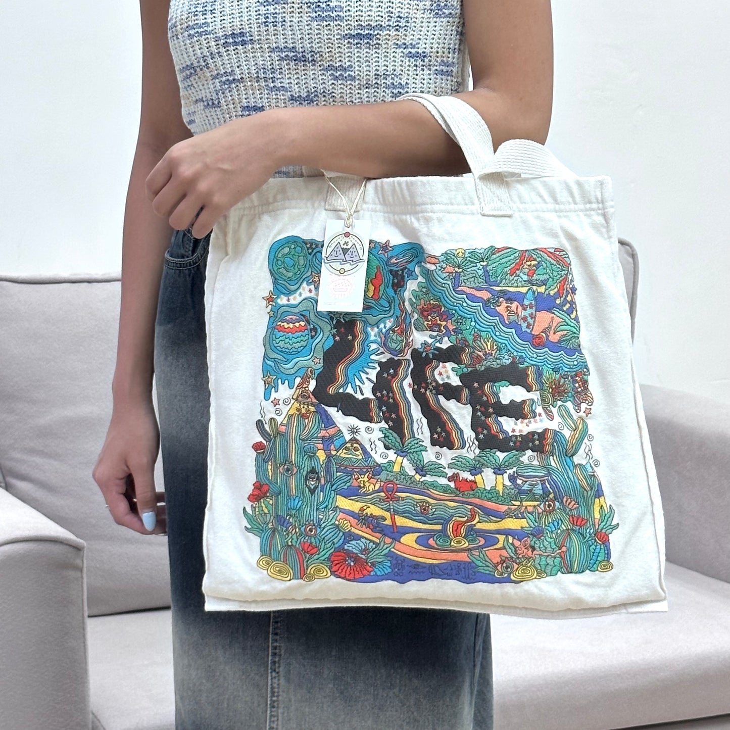 Hamblepie 泰國自家品牌 - Rainbow Life Tote Bag