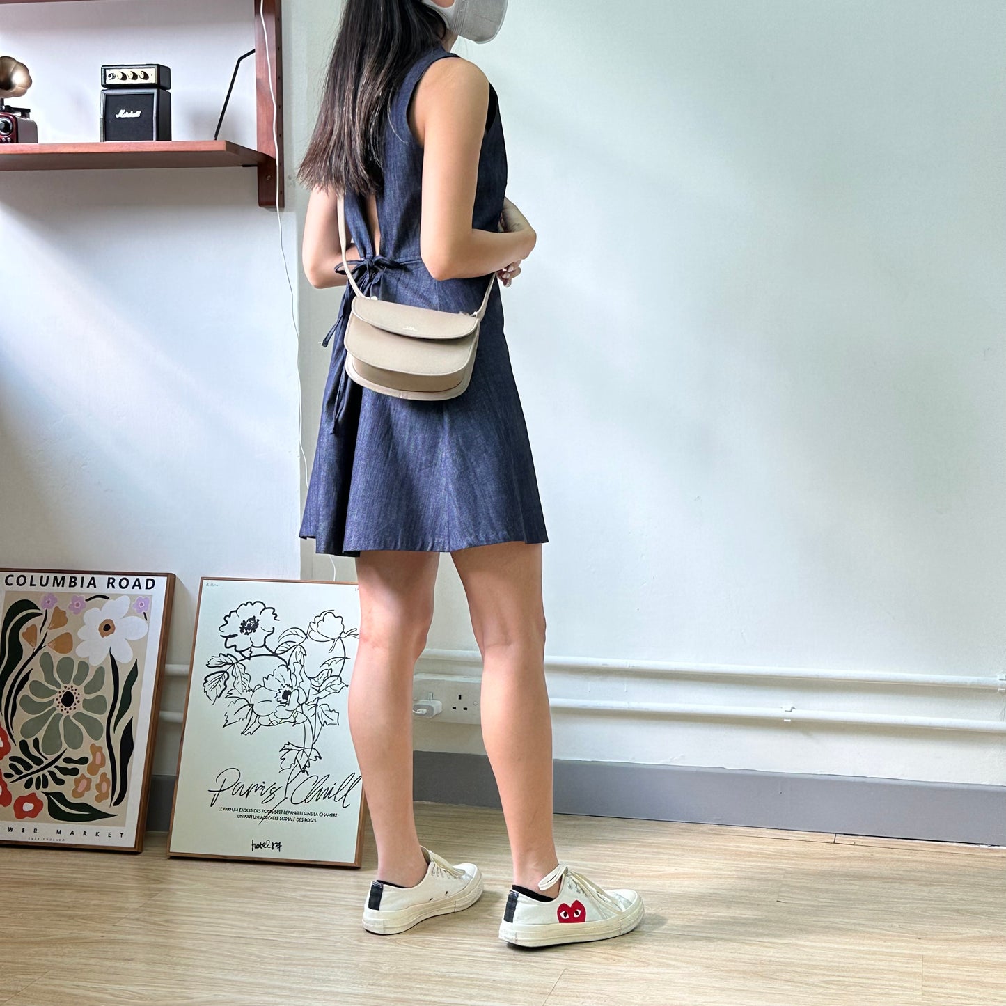 超輕牛仔小露背OPS［超推薦 !!］  [門市搬遷清貨限時優惠$169!]