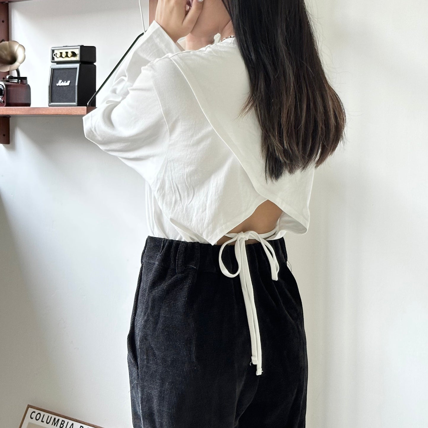 後開叉寬鬆BASIC TEE [門市搬遷清貨限時優惠$99!]