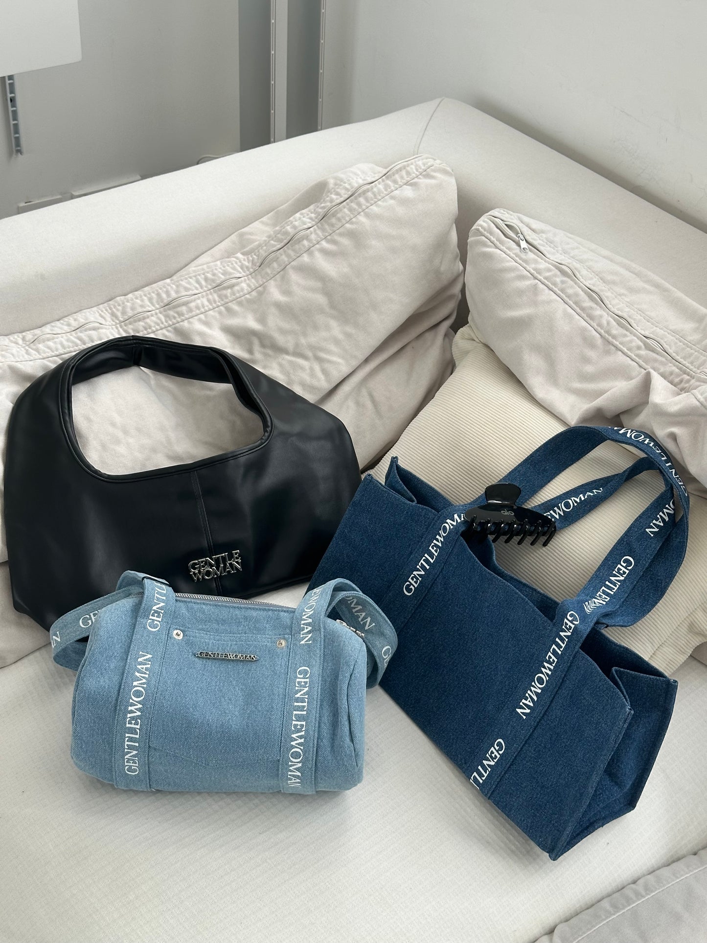 Gentlewoman Denim Boston Bag 牛仔波士頓［店主夏天最愛 大容量!!］