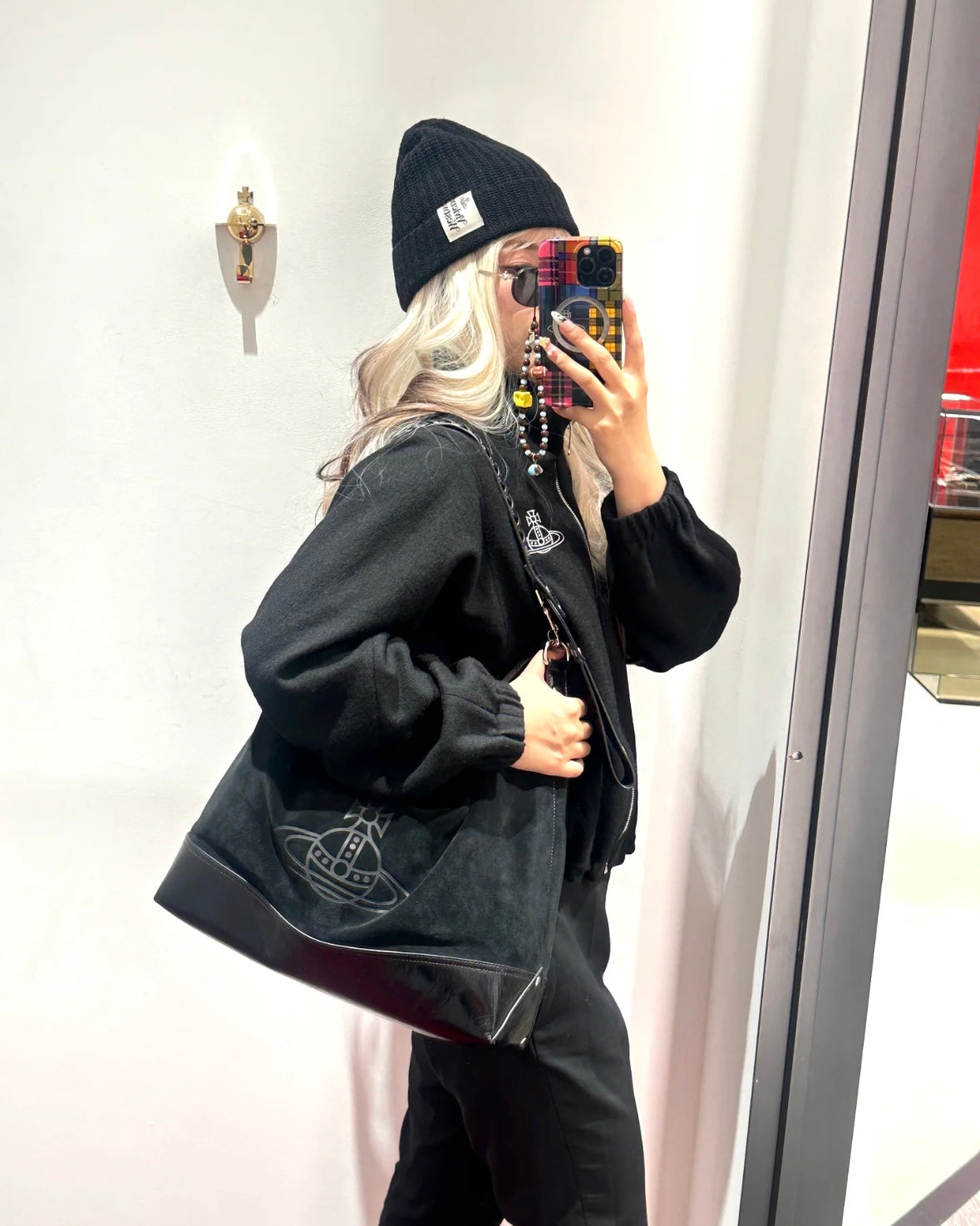 Vivienne Westwood Nancy Hobo Bag 秋冬必備猄皮 [最新上架深啡限量優惠現貨中! 超大容量流浪袋!]