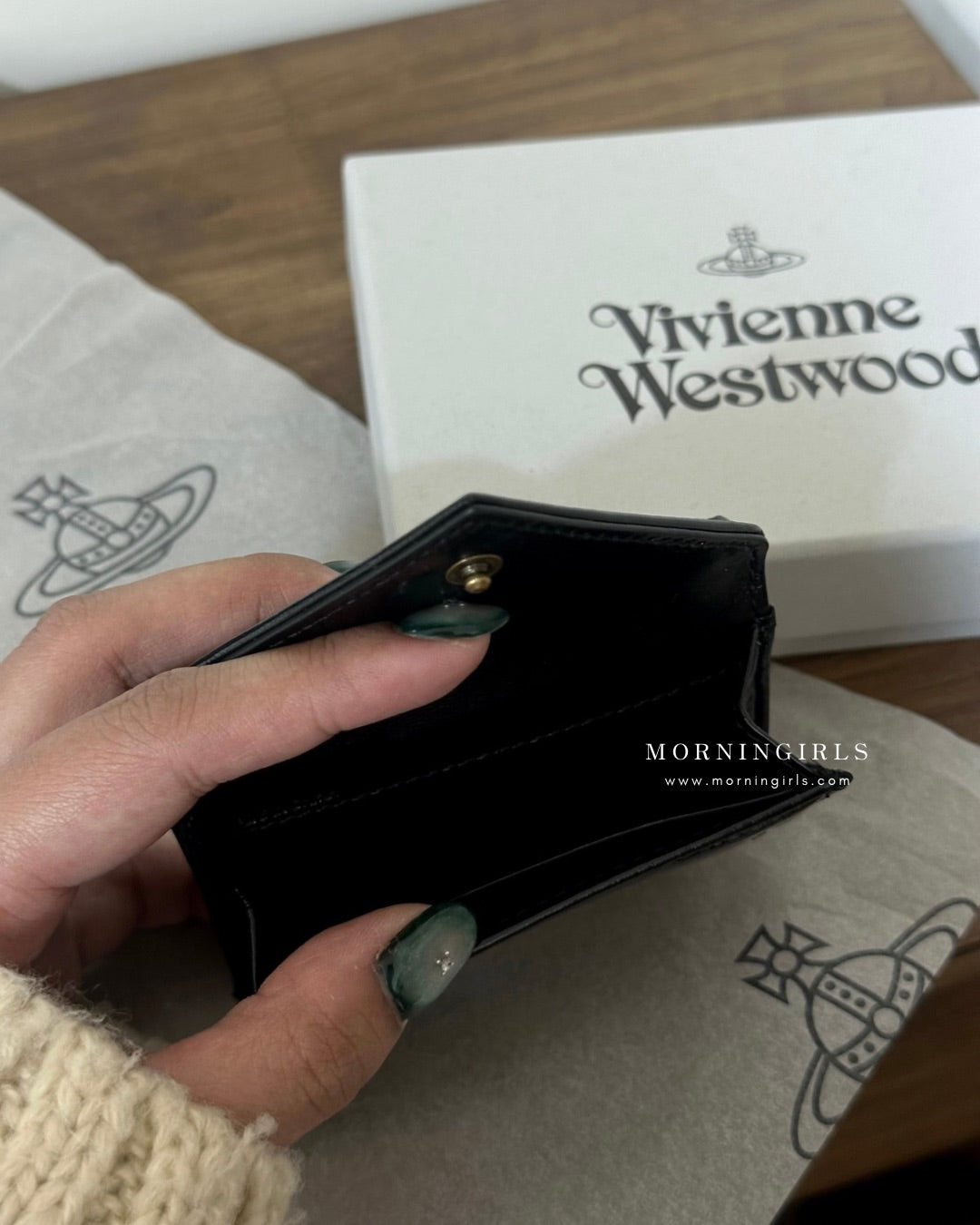 Vivienne Westwood Envelope Mini Wallet 掌心小銀包 [最新秋冬奶啡小牛皮 小尺寸銀包推介!]