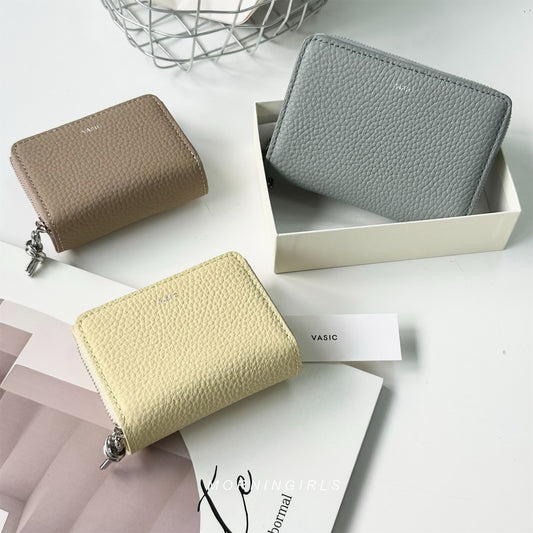 VASIC Round Mini Wallet [限定霧灰藍最後現貨!]