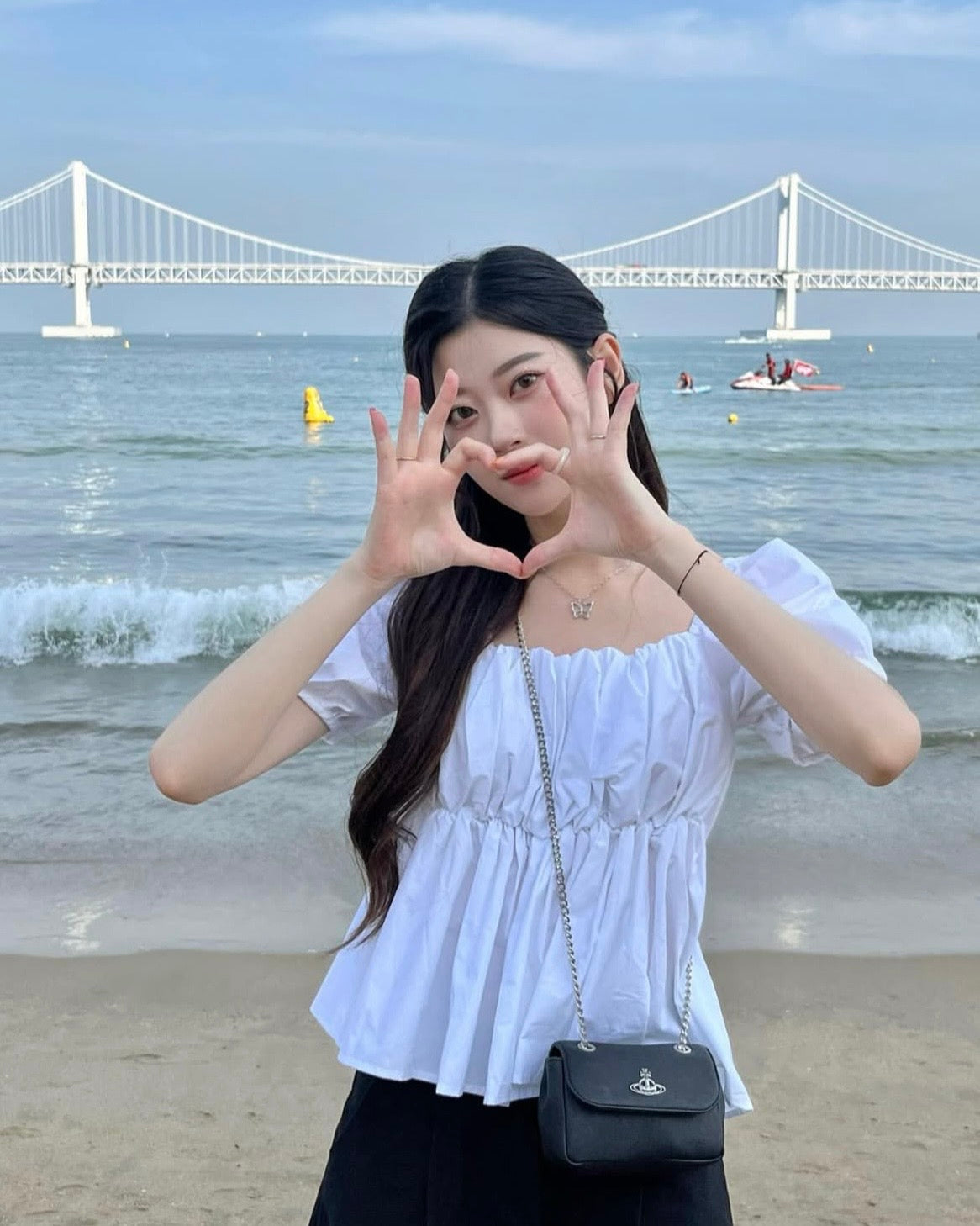 Vivienne Westwood Small Derby Bag with Chain 經典黑色十字紋［情人節早鳥優惠48折購入］