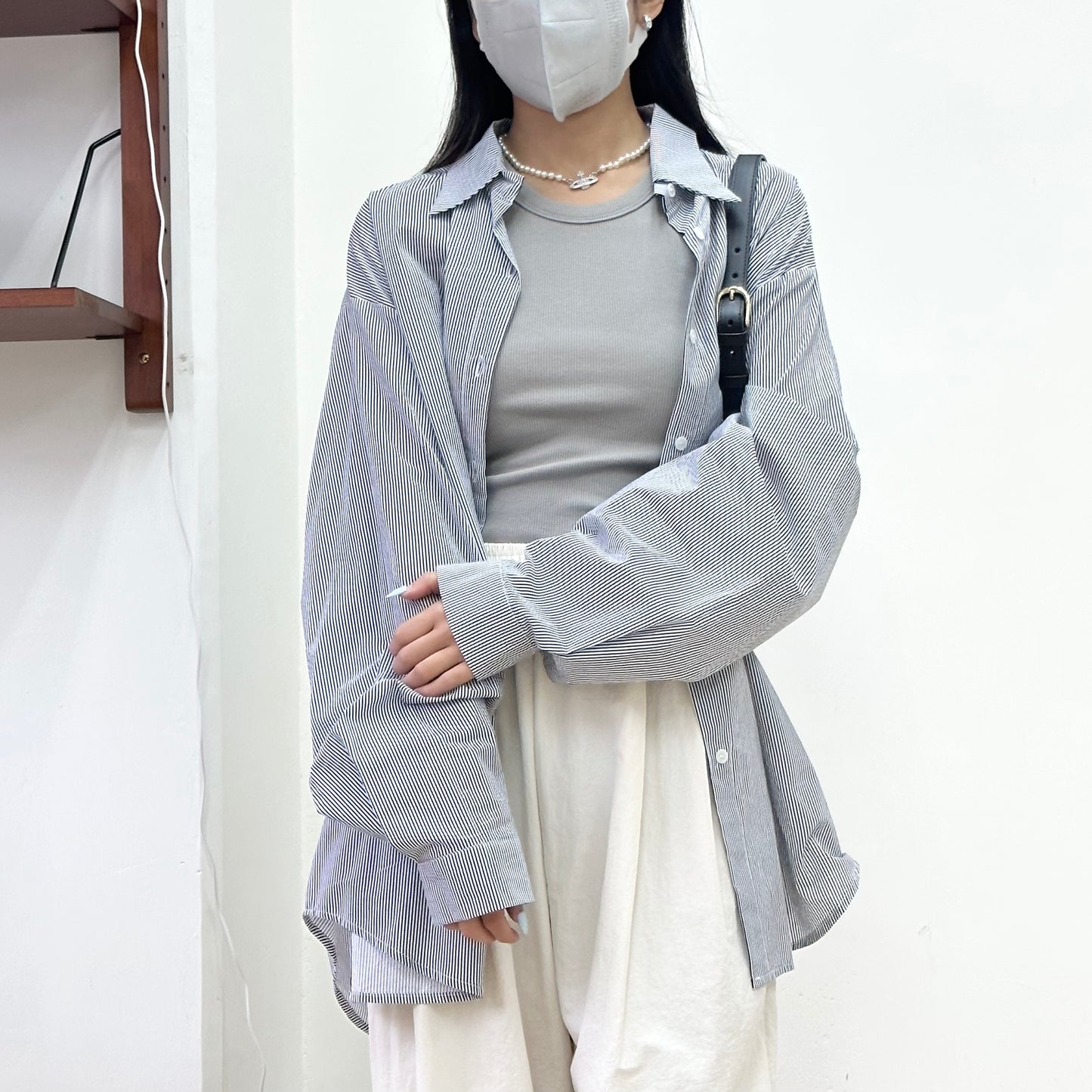 超薄幼間OVERSIZE恤衫 [門市搬遷清貨限時優惠$149!]