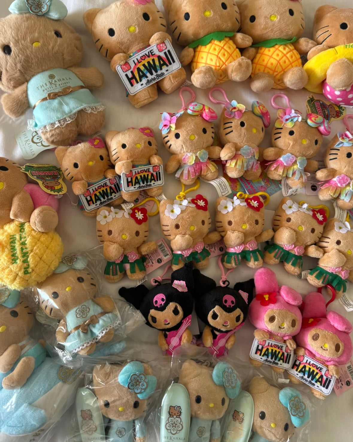 Hello Kitty 美國夏威夷限定🌺黑皮粉紅比堅尼