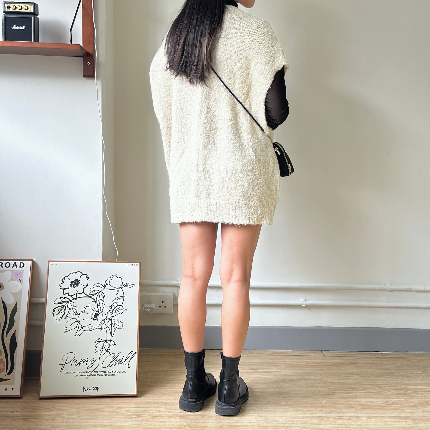 軟綿綿粒粒OVERSIZE VEST [BELOW 160可當OPS!!]