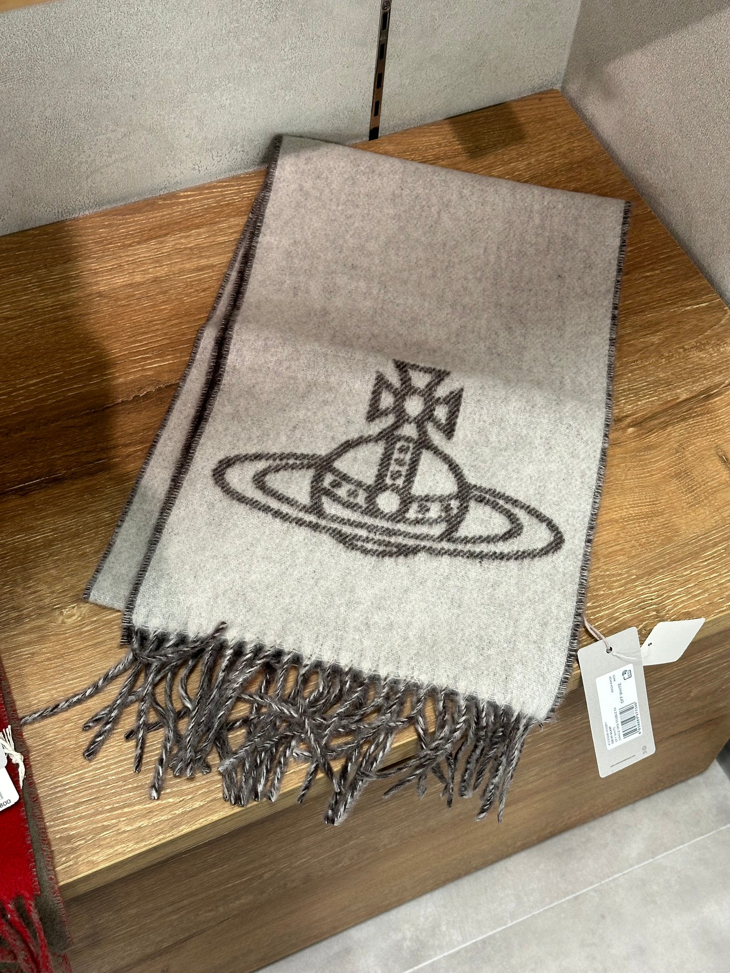 Vivienne Westwood Double ORB Logo Scarf (100% wool) [黑色啡色超熱賣! 日本版 意大利製!]