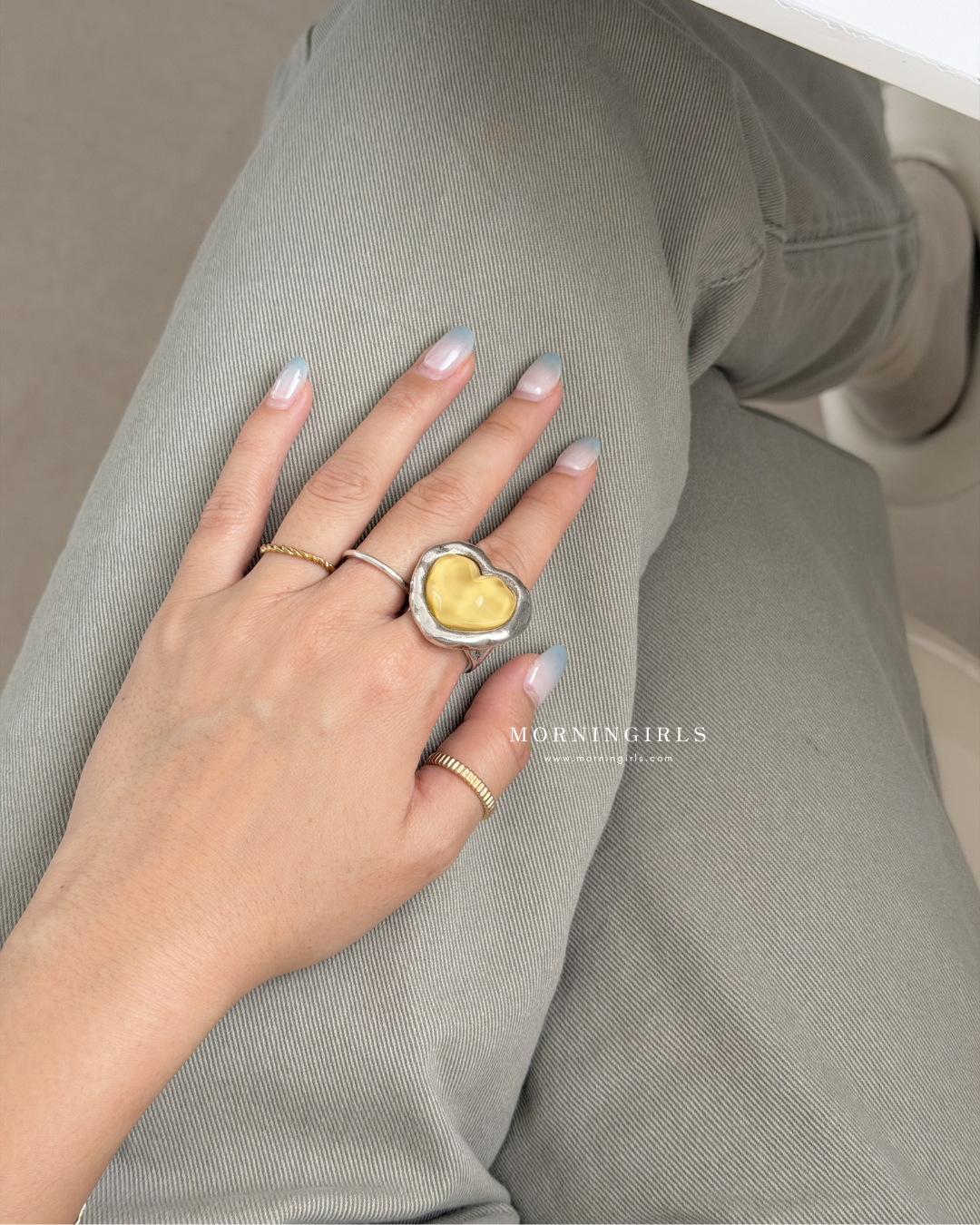 Otro Accesorio 西班牙手工飾物 - Galaxy Heart Ring [NEW ITEM! 顏色超美極推薦 可自行調節!]