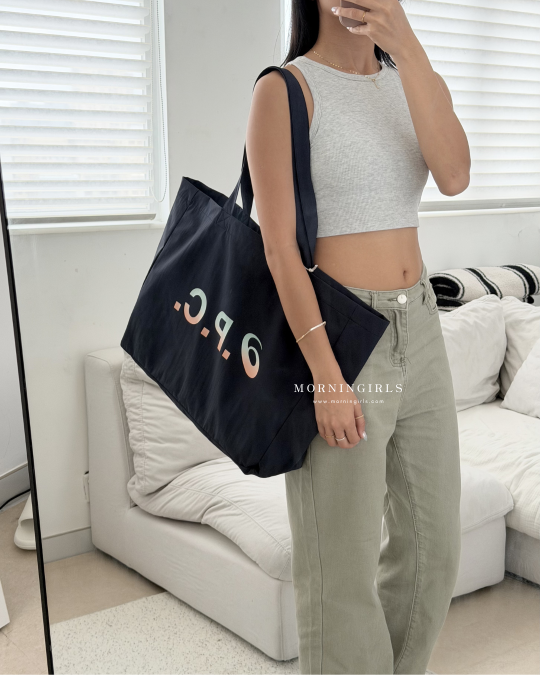 A.P.C. X Asics Tote Bag［絕美運動品牌聯名 法式簡約感］