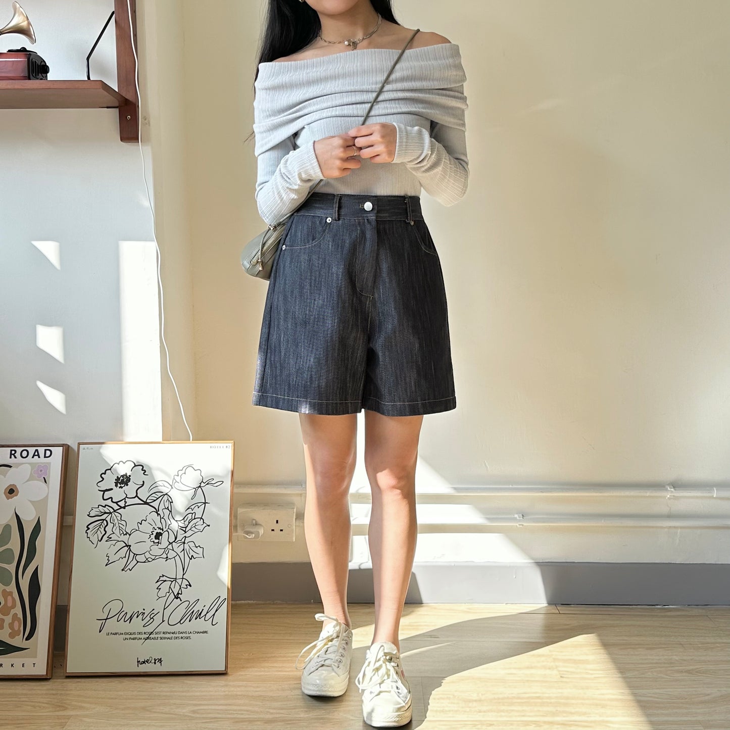 Off Shoulder Daily Top [超有彈性!!] [門市搬遷清貨限時優惠$169!]