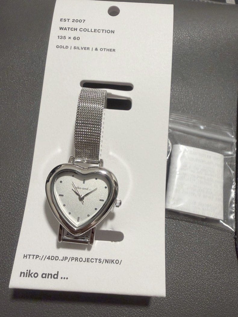 Niko and...日本愛心手錶復古手錶  [Threads爆紅日本直送]