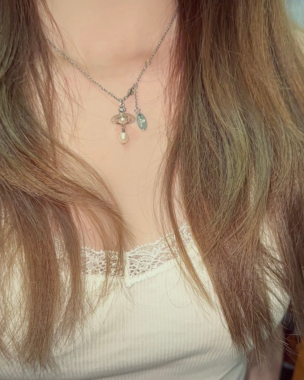Vivienne Westwood Aleksa Necklace 巴洛克水滴珍珠 [超人氣熱賣現貨中 LE SSERAFIM & Arin同款]