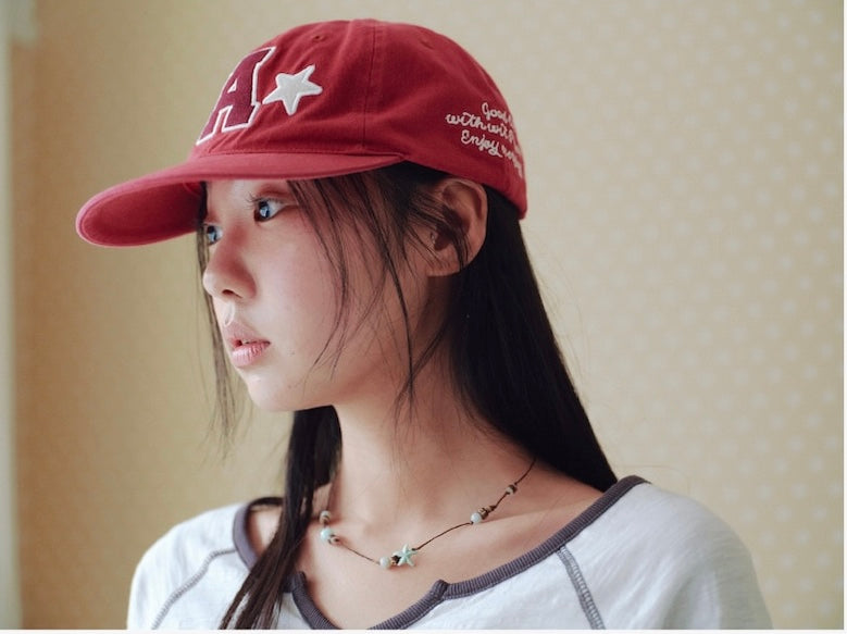 Aeae Washed Capital Logo Cap 最新韓國選物🇰🇷大A星星水洗帽［Made in Korea🇰🇷極推薦必入手 美式復古風］