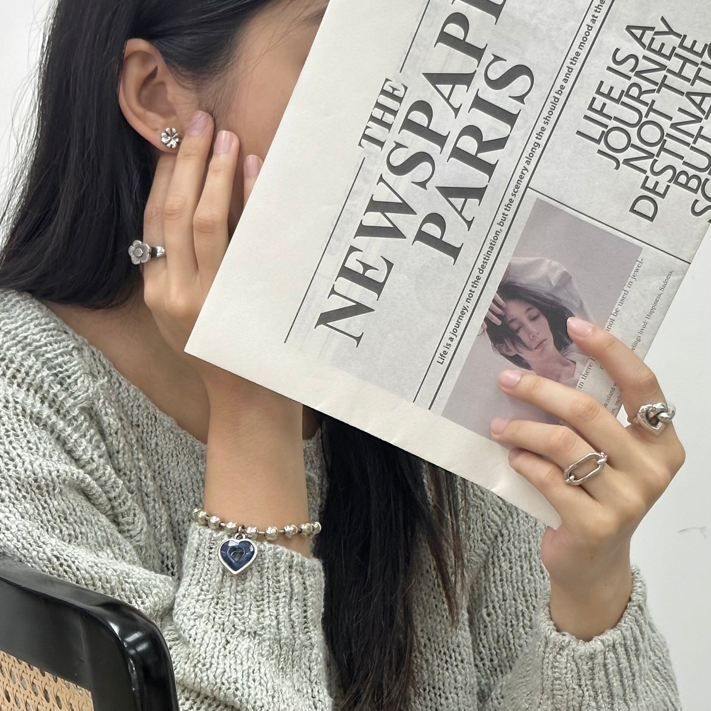 Otro Accesorio 西班牙手工飾物 - Flower Leather Ring