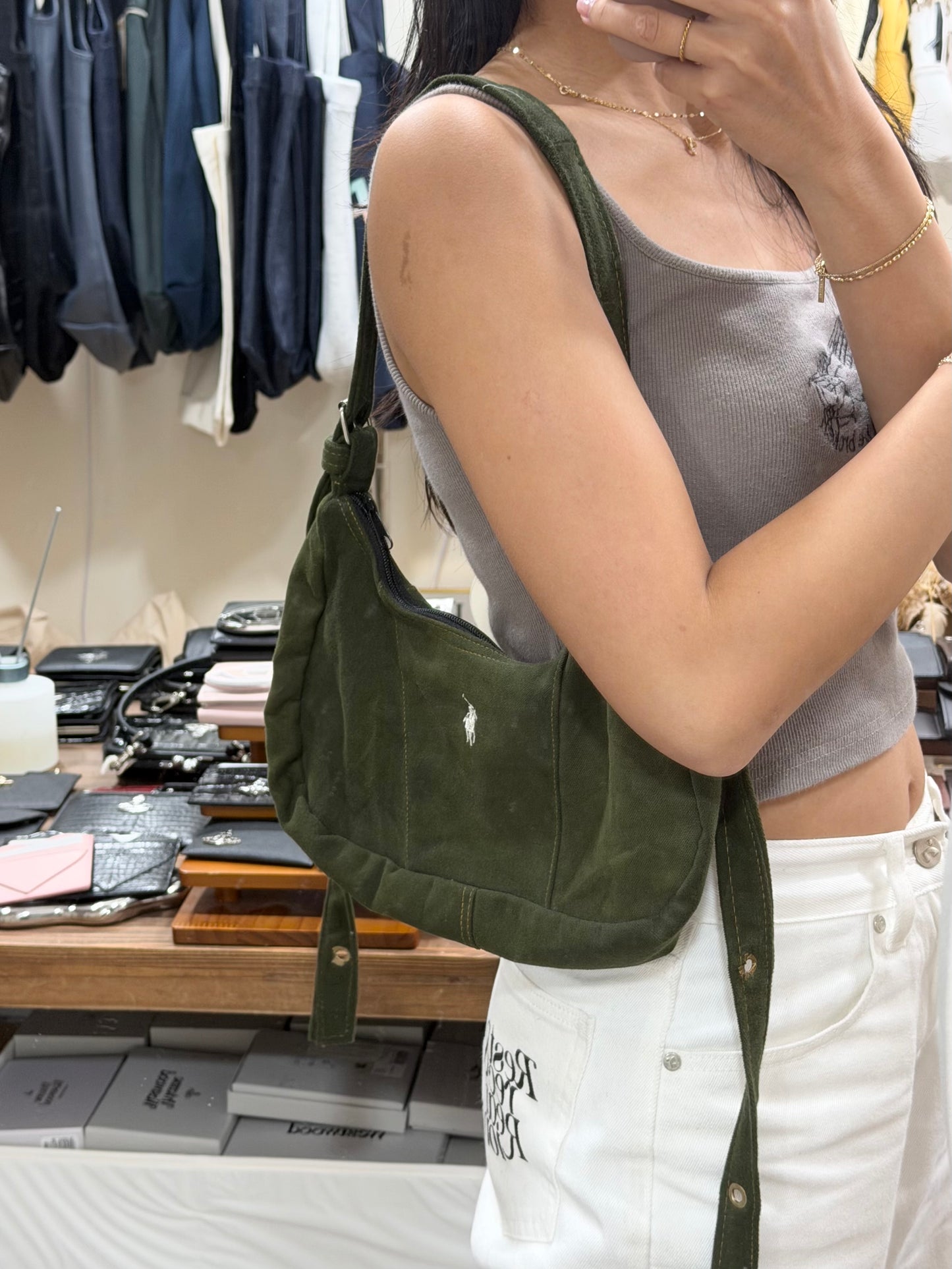 Thailand Remade Vintage Shoulder Bag [Polo款$199🌴獨一無二每款只有1個]