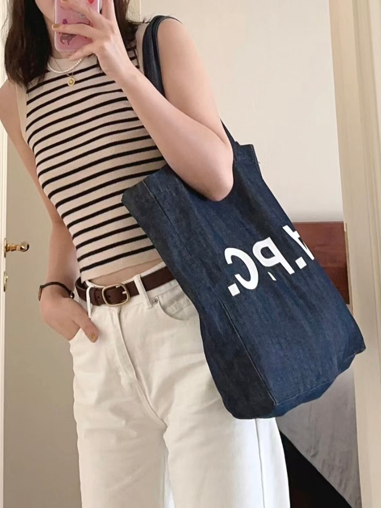 A.P.C. 經典牛仔 Denim Tote Bag [全現貨回歸!]