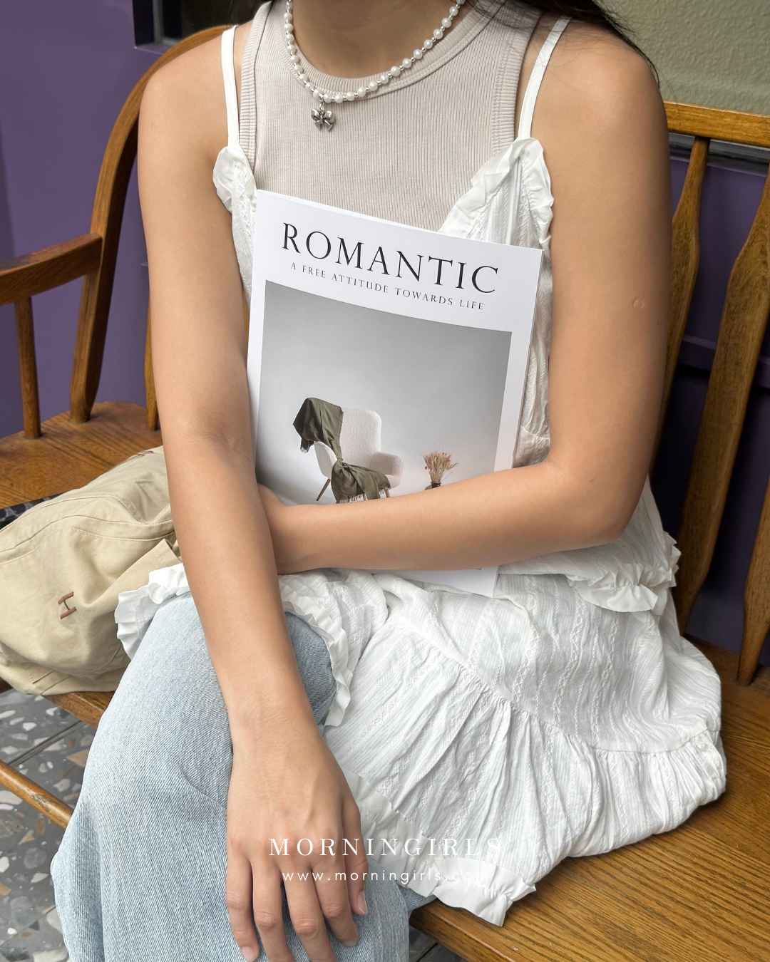 Otro Accesorio X Morningirls 首度聯乘自家製頸鏈 - Mini Bow Pearl Choker