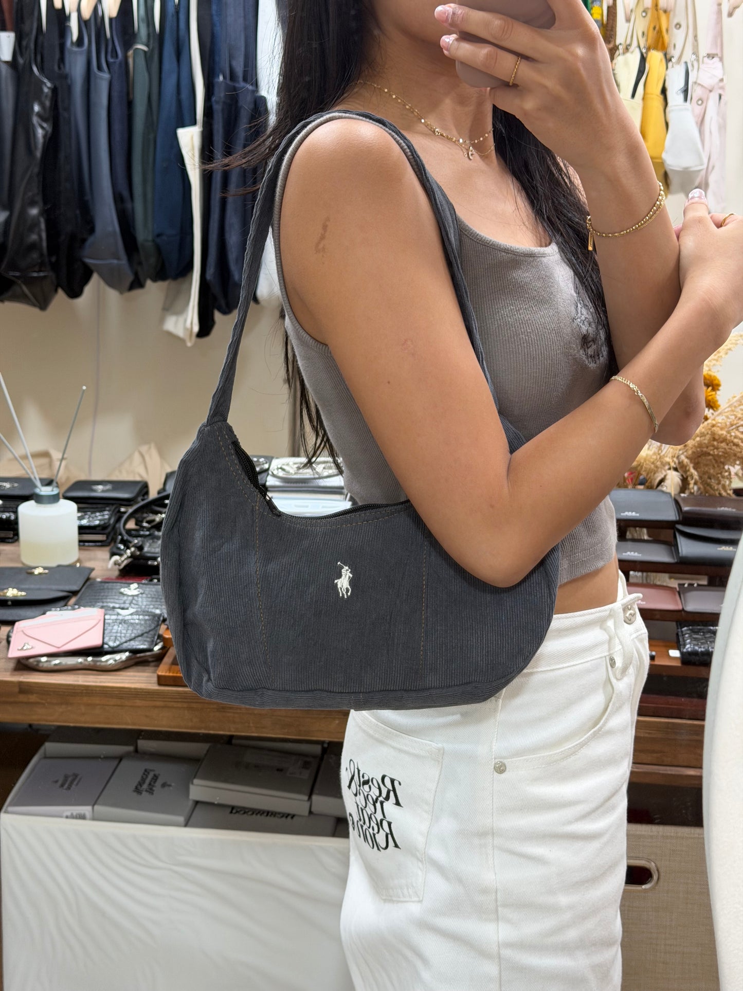 Thailand Remade Vintage Shoulder Bag [Polo款$199🌴獨一無二每款只有1個]
