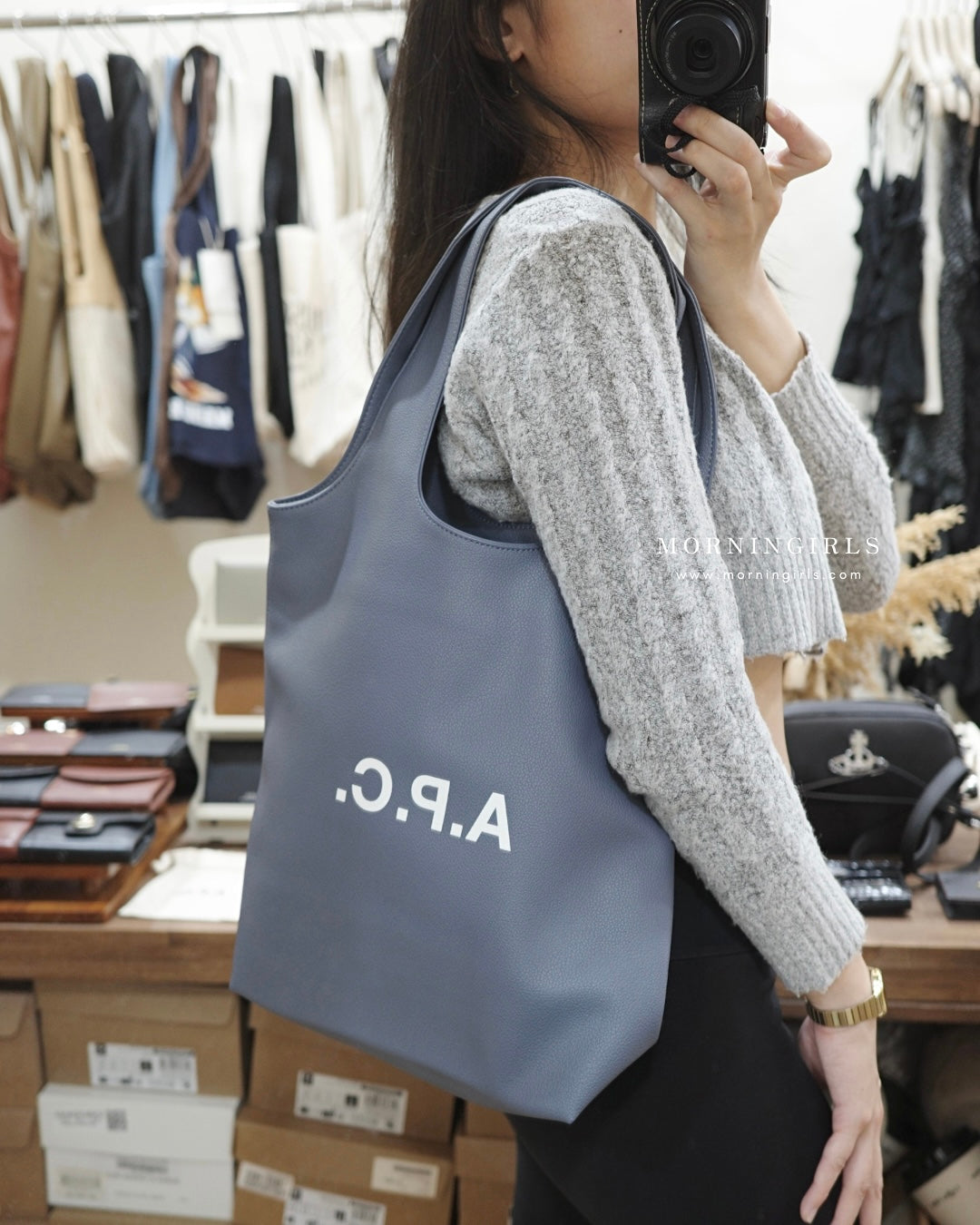 A.P.C. Ninon Tote Bag [SMALL] [可放A4尺寸!]