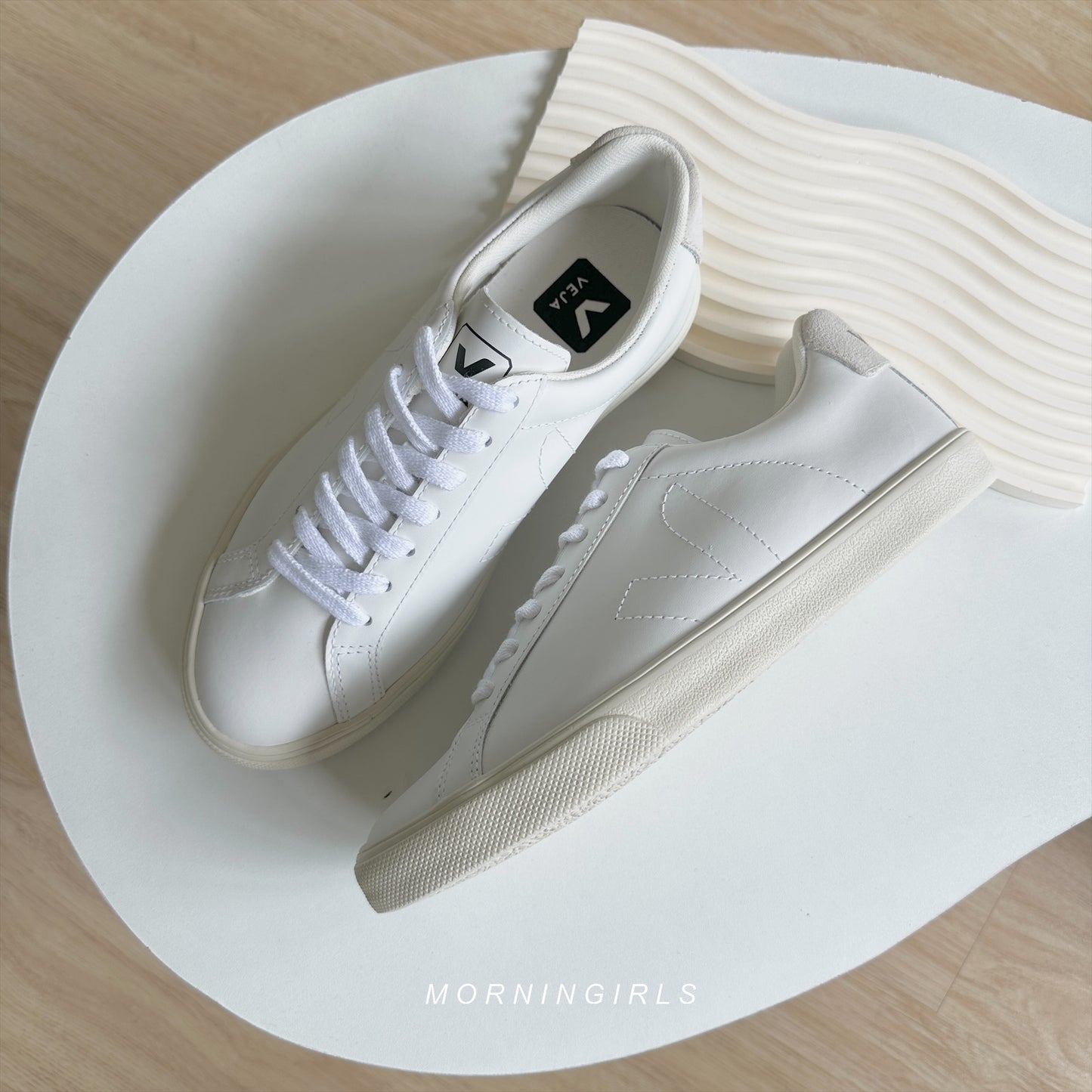 VEJA法國小白鞋 Esplar 淺灰白［經典熱賣 顯腿長之選!］