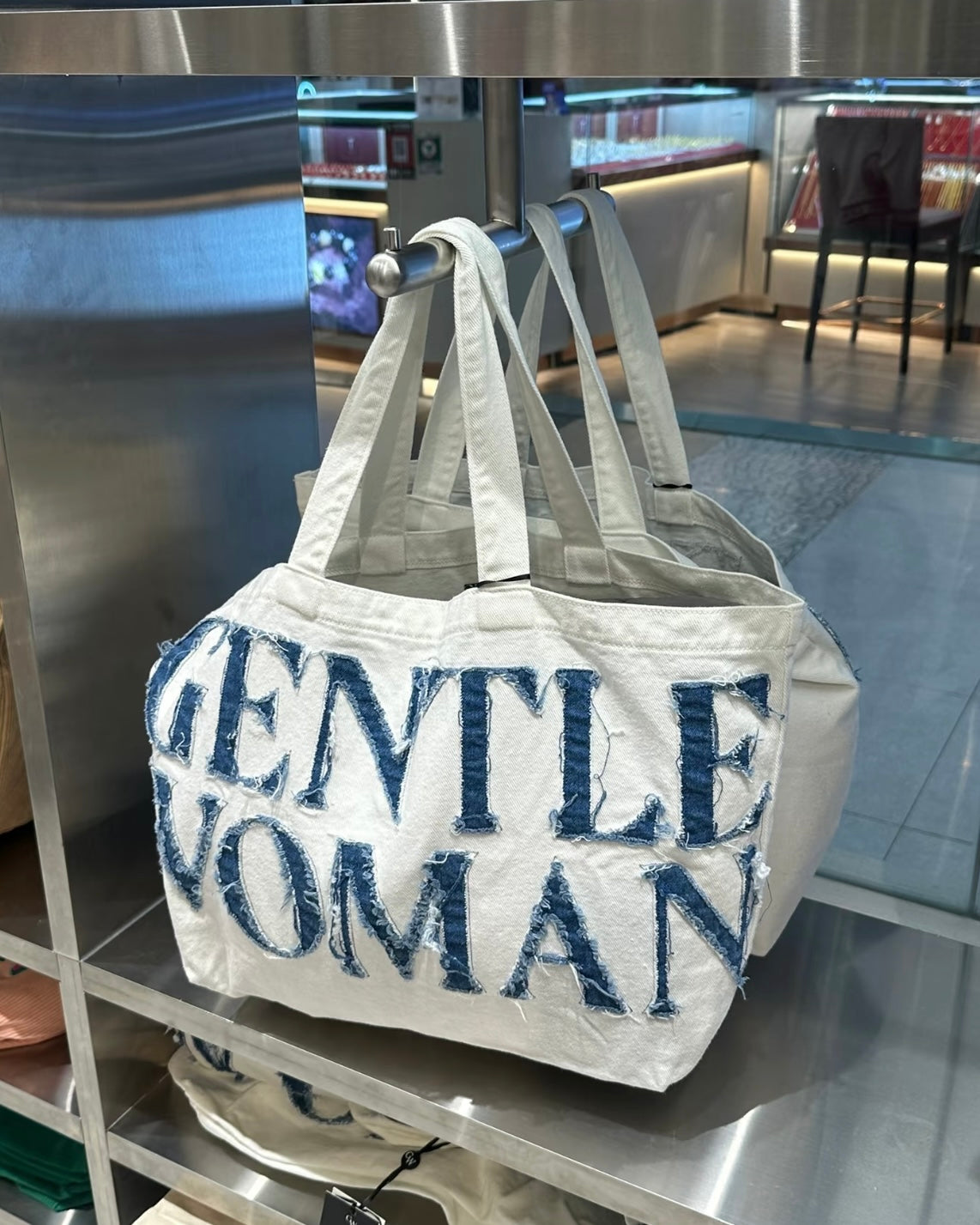 Gentlewoman Denim Tote Bag［超熱賣爛牛仔 夏天必備單品!］