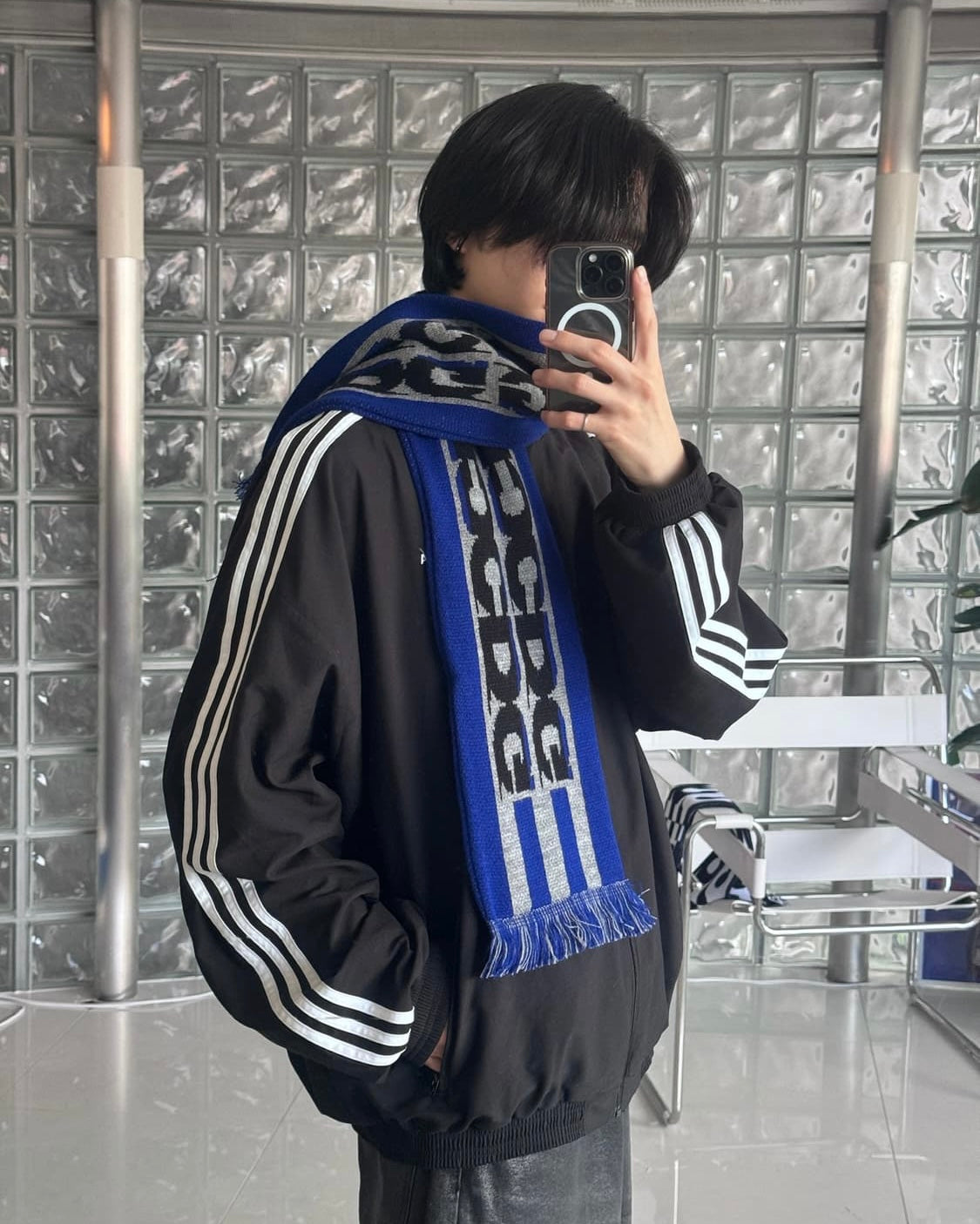 Comme Des Garçons CDG Scarf 日版［超薄穿搭必備 大推藍黑色!］